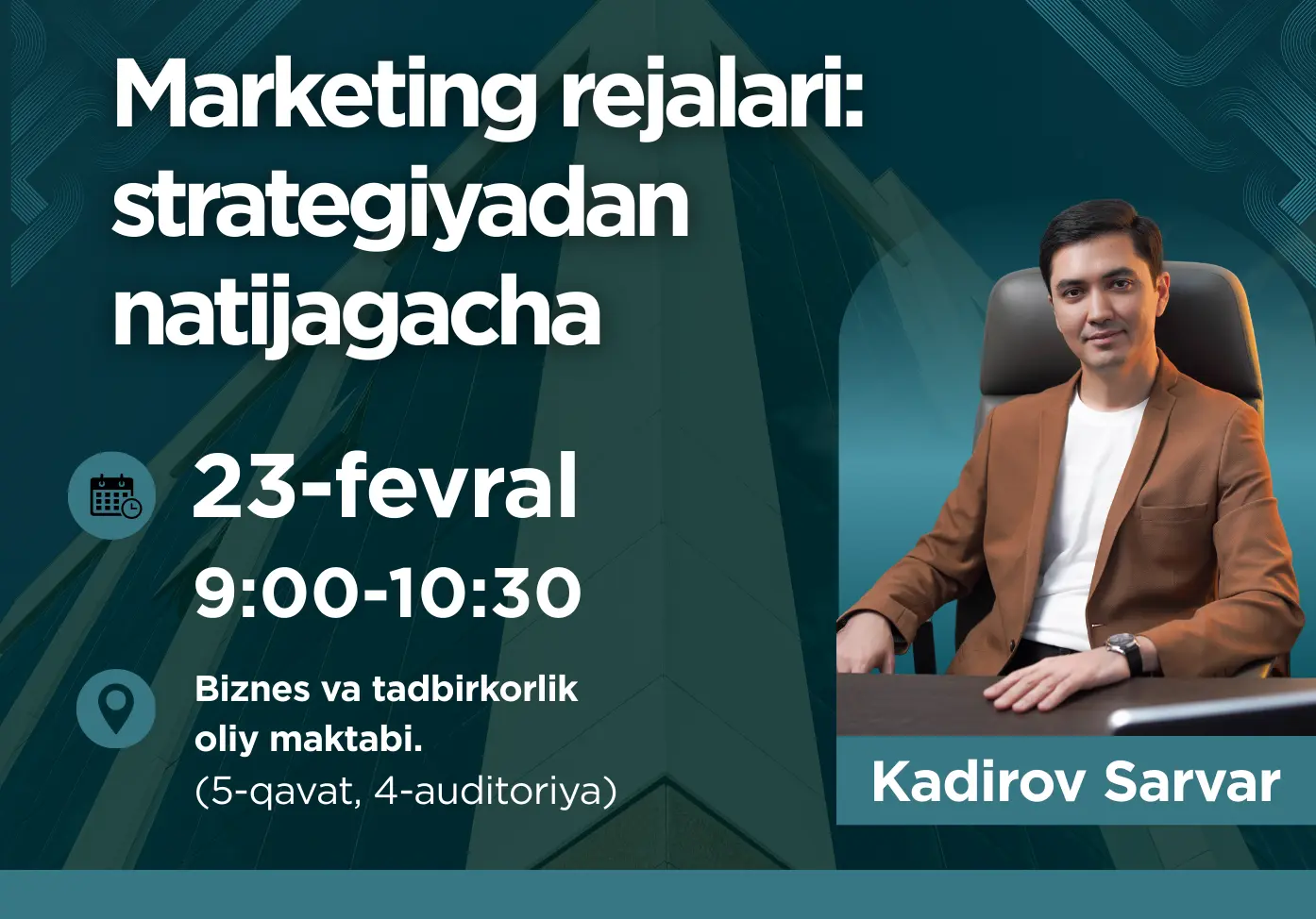 Hurmatli professor-o‘qituvchilar, tinglovchilar va mehmonlar!